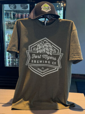 fmbrew hex tee olive